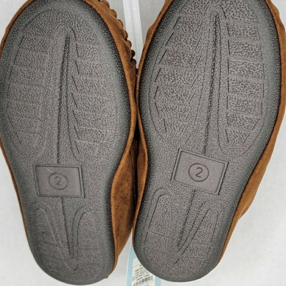 NWT "Cat & Jack" boys Lionel Moccasin Slippers - Picture 2 of 8